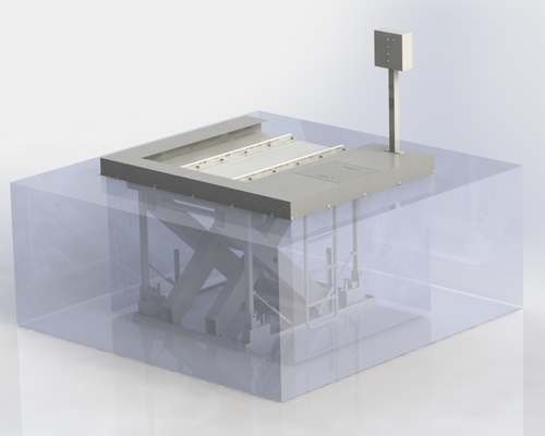 Hydraulic Leg Loading Dock Table with 15000kg Carrying Capacity and 2700x2200mm Size