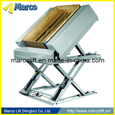 Tavolo di sollevamento per forbici a inclinazione Marco approvato CE MT-008045-D1/L per applicazioni stazionarie