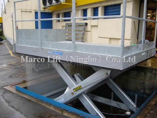 Mesa elevadora de tijeras de 4 a 6 toneladas Marco con opciones personalizables aprobadas por el CE